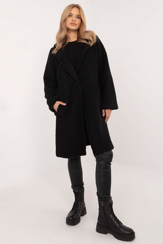 Italy Moda Shearling Teddy Winter Coat