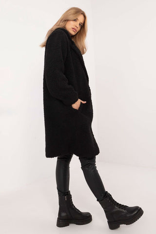 Italy Moda Shearling Teddy Winter Coat