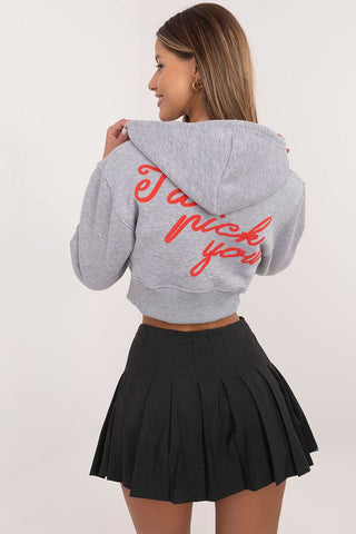 Factory Price Cherry Picked Cropped Sweatshirt