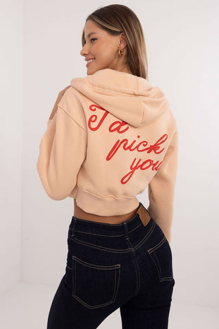 Factory Price Cherry Picked Cropped Sweatshirt