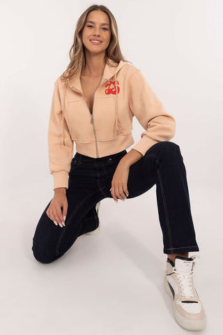 Factory Price Cherry Picked Cropped Sweatshirt