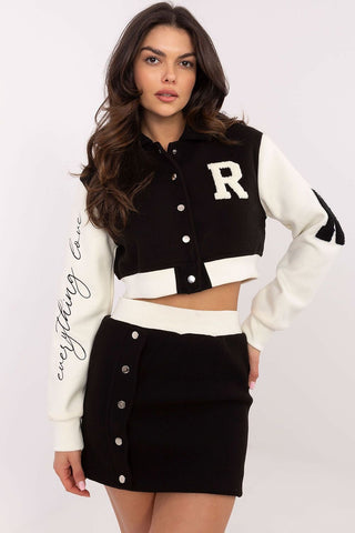 NM Varsity Babe Jacket And Skirt Set