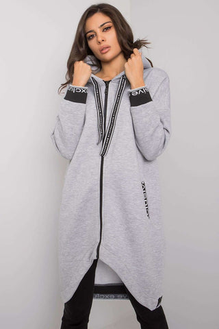 Relevance Exclusive Extra Long Zip Up Hoodie - Hot Girl Apparel