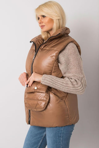 Ex Moda Puffer Vest With Fanny Pack