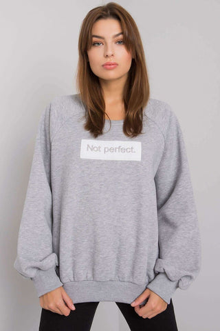 Ex Moda Not Perfect Statement Sweatshirt - Hot Girl Apparel