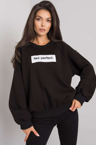 Ex Moda Not Perfect Statement Sweatshirt - Hot Girl Apparel