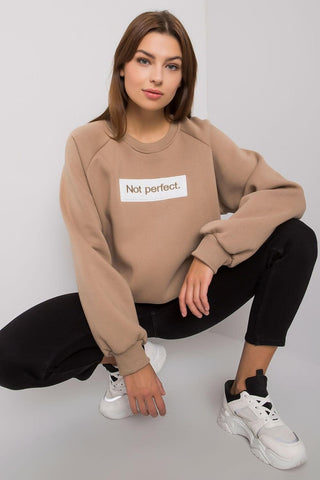 Ex Moda Not Perfect Statement Sweatshirt - Hot Girl Apparel