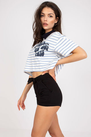 Girl You Got This Striped Cropped Henley Women’s Tee - Hot Girl Apparel