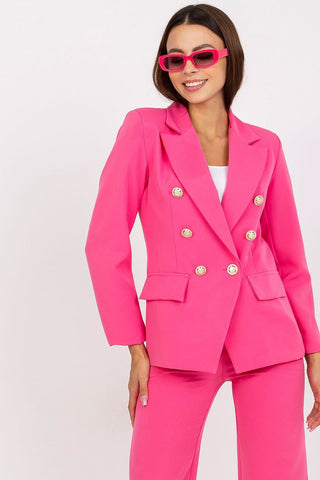 Italy Moda Double Breasted Blazer Jacket