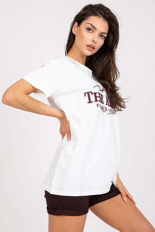 The Alps Cotton Embroidered Women’s Tee - Hot Girl Apparel