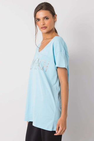 Palm Beach V-Neck Cotton Women’s Tee - Hot Girl Apparel