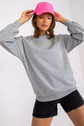 Ex Moda Relax Embroidered Sweatshirt - Hot Girl Apparel