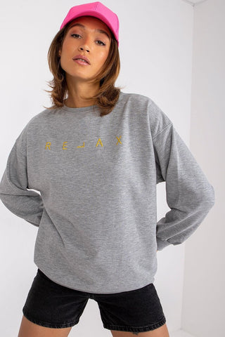 Ex Moda Relax Embroidered Sweatshirt - Hot Girl Apparel