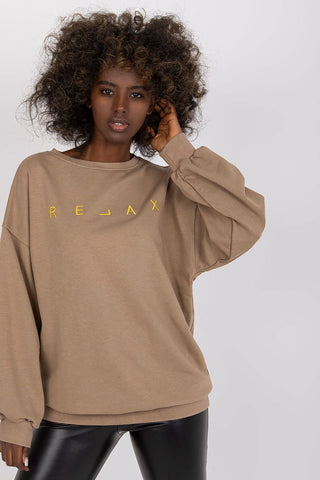 Ex Moda Relax Embroidered Sweatshirt - Hot Girl Apparel