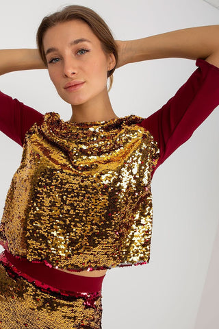 Lakerta Sequined Blouse - Hot Girl Apparel