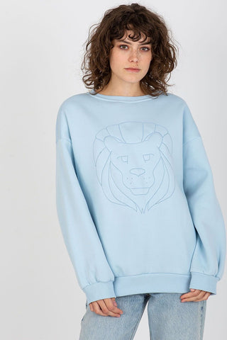 Ex Moda Lioness Embroidered Sweatshirt - Hot Girl Apparel