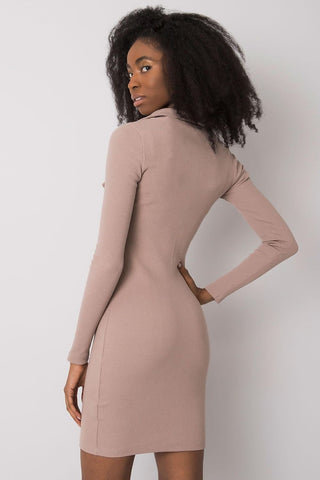 Rue Paris Long Sleeve Bodycon Mini Dress