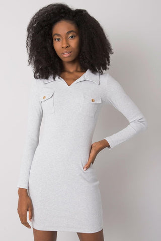 Rue Paris Long Sleeve Bodycon Mini Dress