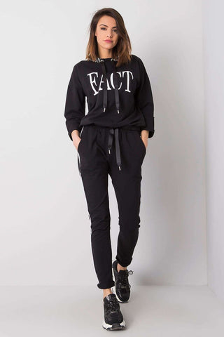 Relevance Fact Statement Hoodie And Jogger Set - Hot Girl Apparel