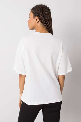 Rue Paris Chainlink Accent Cotton Tee