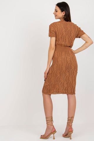 Badu Openwork Knit Midi Dress - Hot Girl Apparel