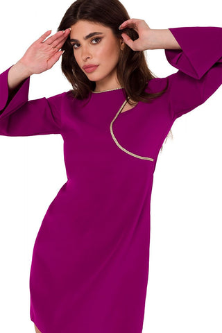 Makover Your Grace Cutout Detail Long Sleeve Mini Dress