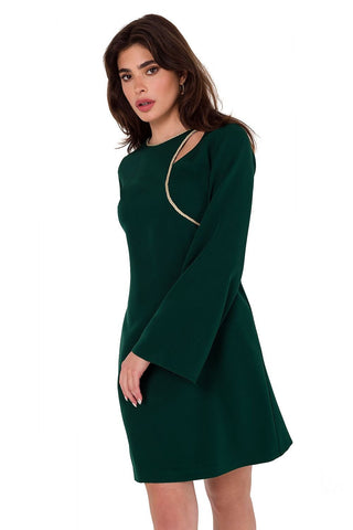 Makover Your Grace Cutout Detail Long Sleeve Mini Dress