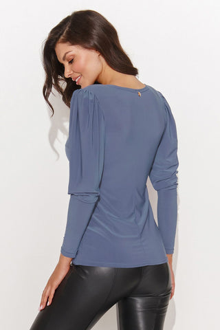 Numinou Twisted V Neck Long Sleeve Top