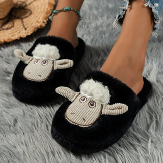 Hot Girl Counting Sheep Slippers