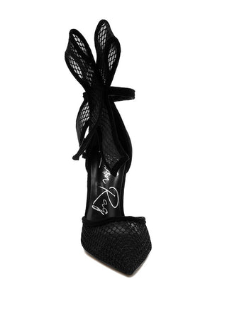 Hot Girl X London Rag Regenta Big Bow Detail Stiletto Sandals