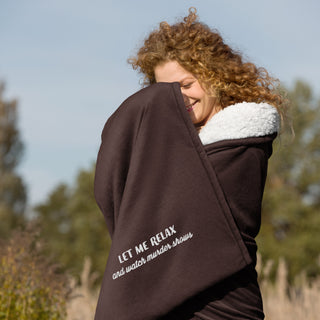 Cozy Bliss Premium Embroidered Sherpa Blanket - Hot Girl Apparel