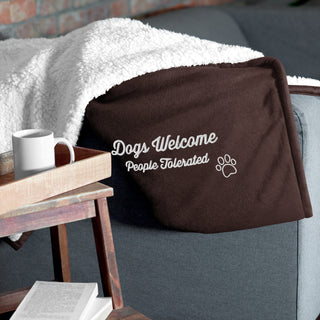 Cozy Bliss Premium Embroidered Sherpa Blanket - Hot Girl Apparel