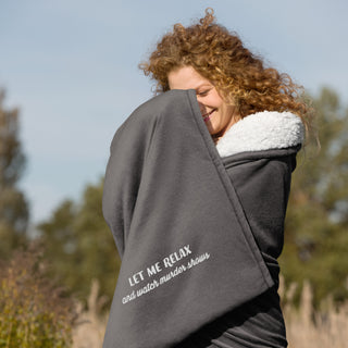 Cozy Bliss Premium Embroidered Sherpa Blanket - Hot Girl Apparel