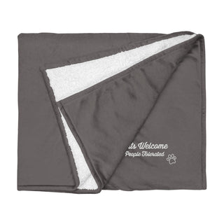 Cozy Bliss Premium Embroidered Sherpa Blanket - Hot Girl Apparel