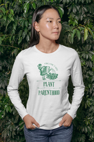 Hot Girl Plant Parenthood Long Sleeve Women's Tee - Hot Girl Apparel