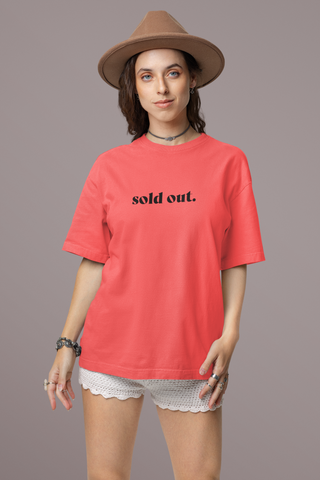 Hot Girl Sold Out Garment-Dyed Heavyweight Emroidered T-shirt - Hot Girl Apparel
