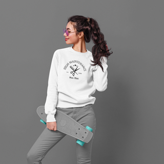 Hot Girl Hair Club Women's Embroidered Sweatshirt - Hot Girl Apparel