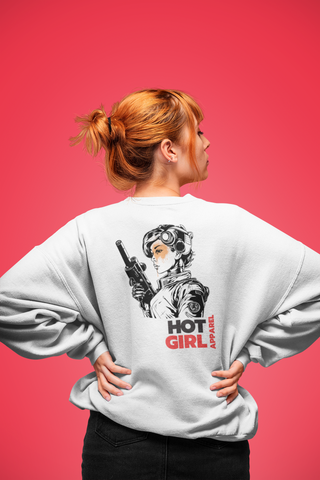 Hot Girl Killer Organic Embroidered Sweatshirt - Hot Girl Apparel