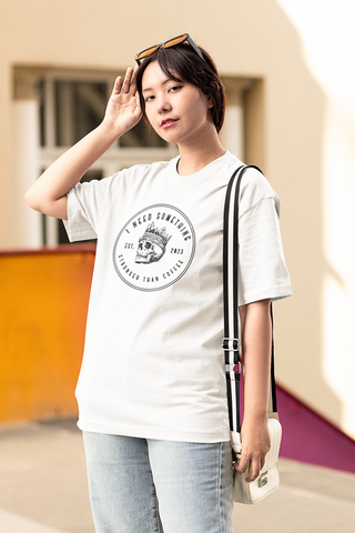 Hot Girl Stronger Than Coffee Garment-Dyed Oversized T-shirt - Hot Girl Apparel