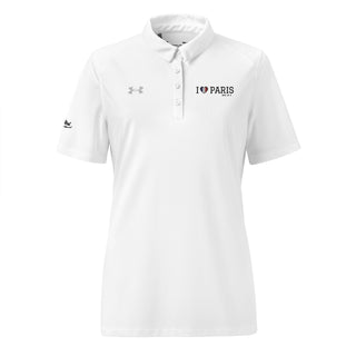 Hot Girl LOVE PARIS Under Armour® Women’s Polo In White