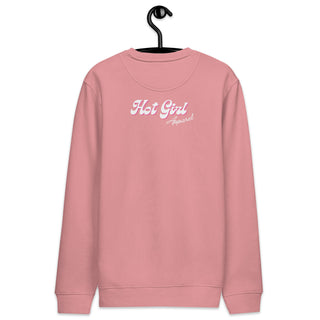 Hot Girl Trust Unisex Eco Embroidered Sweatshirt - Hot Girl Apparel