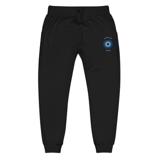 Hot Girl Evil Eye Fleece Emboirdered Sweatpants - Hot Girl Apparel