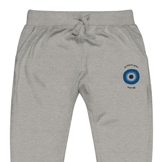 Hot Girl Evil Eye Fleece Embroidered Sweatpants - Hot Girl Apparel