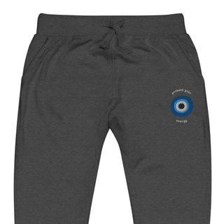 Hot Girl Evil Eye Fleece Emboirdered Sweatpants - Hot Girl Apparel