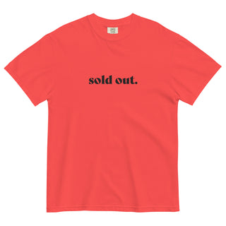 Hot Girl Sold Out Garment-Dyed Heavyweight Emroidered T-shirt - Hot Girl Apparel