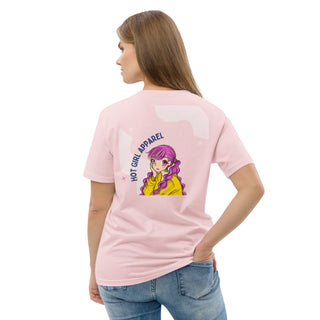 Hot Girl Favorite Child Organic Embroidered Women's T-shirt - Hot Girl Apparel