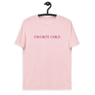 Hot Girl Favorite Child Organic Embroidered Women's T-shirt - Hot Girl Apparel