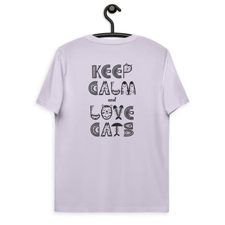 Hot Girl Love Cats Organic Embroidered T-shirt - Hot Girl Apparel