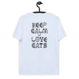 Hot Girl Love Cats Organic Embroidered T-shirt - Hot Girl Apparel