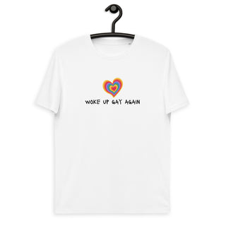 Hot Girl Woke Up Gay Again Organic Cotton T-shirt - Hot Girl Apparel